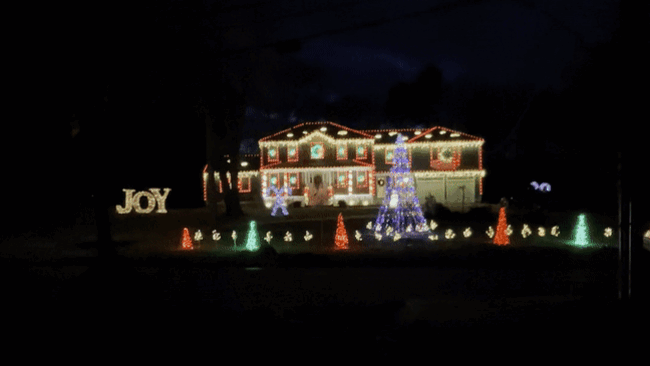 Car Detection Christmas Lights